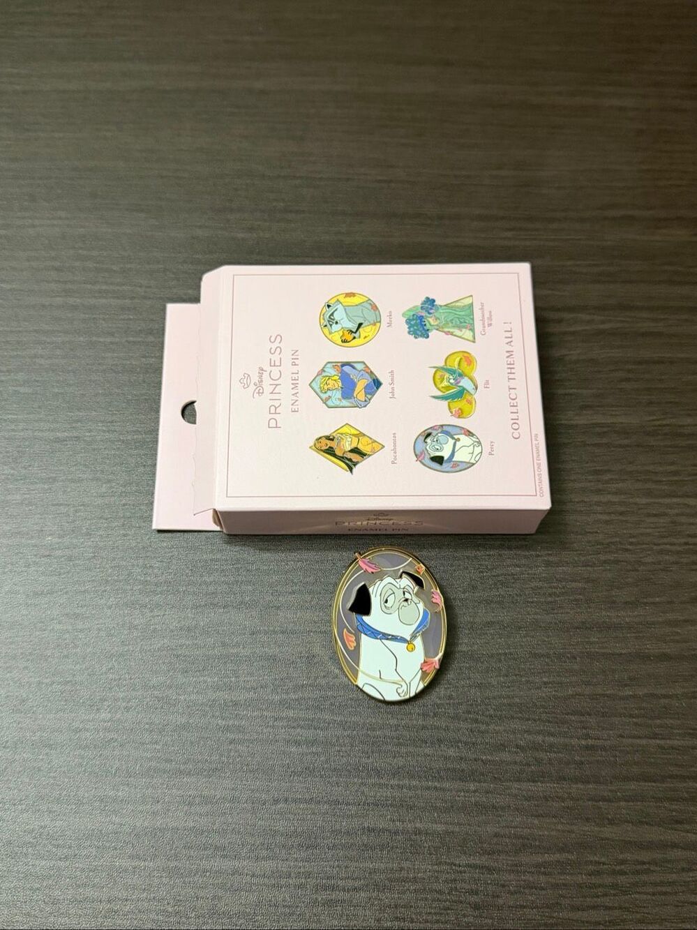 Disney Pocahontas Characters Blind Box Enamel Pin - Percy